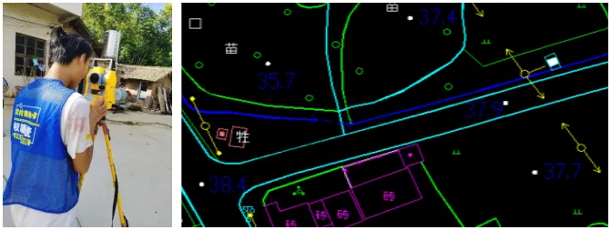 魔星MT20i全站儀偏心測量、中文編碼助力房地一體化權籍調查